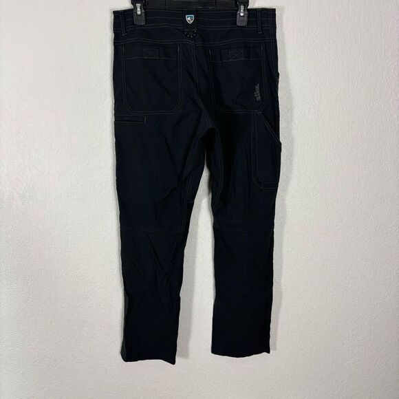 Kuhl Dark Grey Nylon Straight Leg Pants Size 34 x 30" Inseam - Picture 2 of 8